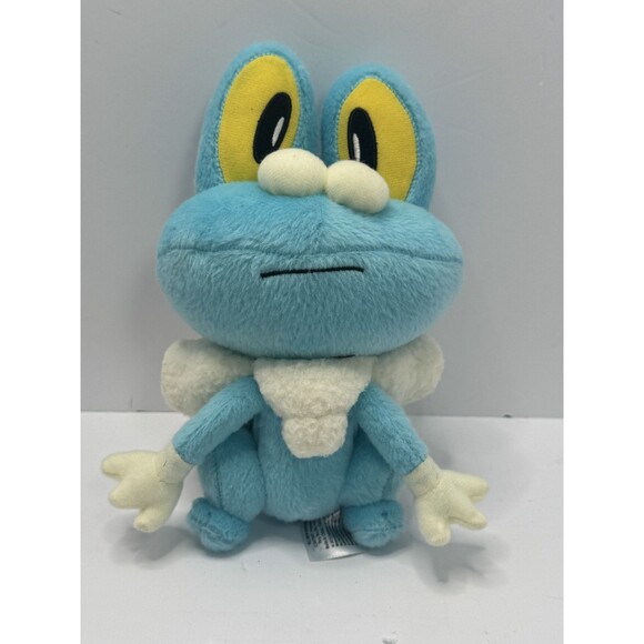TOMY Other - Pokemon Froakie Plush 7" TOMY 2013 Nintendo X Y Blue Frog Stuffed Animal